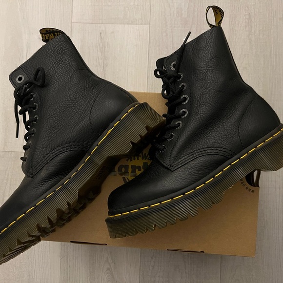 Dr. Martens Black Leather Boots - Picture 5 of 13
